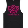 Wod Gear Women's Muscle Tank Black/Pink