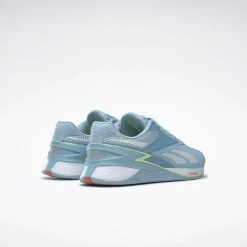 Reebok Nano X3 Women’s Trainers - Blue Pearl/Energy Glow/Peach -Fitness Equipment Store image c89ca522 f921 4012 9c24 182c03836175