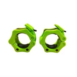 Olympic Barbell Lock Collars Green