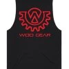 Wod Gear Women's Muscle Tank Black/Red -Fitness Equipment Store image ef91f8f3 593a 48e4 a283 002c0a9d0f16