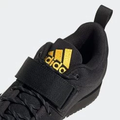 Adidas Powerlift 4 Men's Weightlifting Shoes Core Black / Core Black / Solar Gold -Fitness Equipment Store image fc4d8319 6d5a 4c07 a3dd 74e8f8249a46