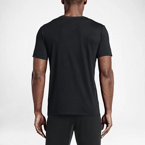 Nike Swoosh Athlete T-Shirt Black/White 5 Nike Swoosh Athlete T-Shirt Black/White - Image 3