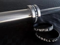 Olympia 20kg Competition Bearing Barbell Black/Chrome