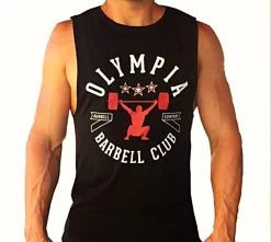 Olympia Barbell Club Muscle Tank Black
