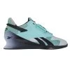 Reebok Legacy Lifter 2 Women's Weightlifting Shoes - Light Turquoise/Core Black/Soft Pink/White -Fitness Equipment Store reebok legacy lifter ii trainers2