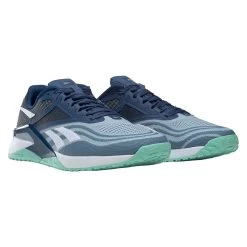 Reebok Nano X2 Women's Trainers - Gable Grey/Batik Blue/Hint Mint -Fitness Equipment Store reebok nano x2 trainers 27