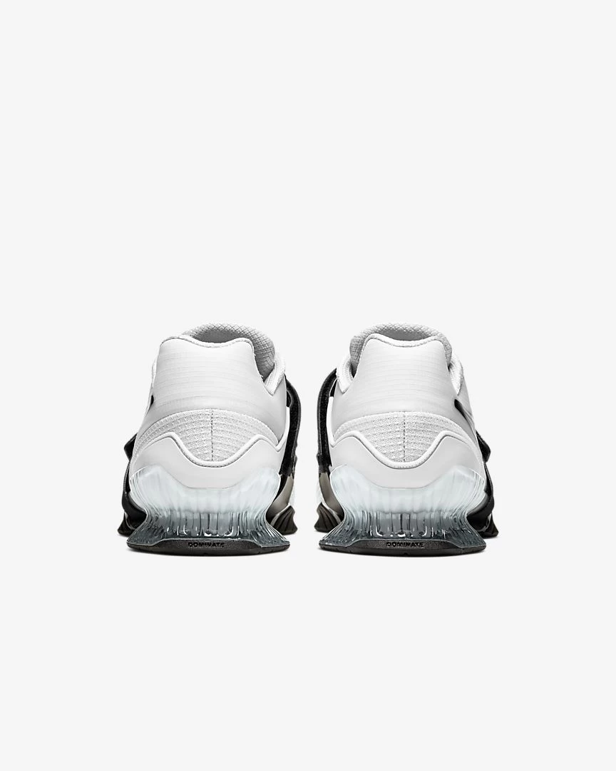 Nike Romaleos 4 Unisex Weightlifting Shoes - White/White/Black 7 Nike Romaleos 4 Unisex Weightlifting Shoes - White/White/Black - Image 5