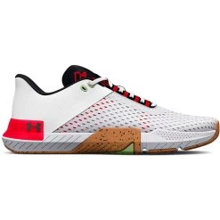 Under Armour Tri Base Reign 4 Men's Training Shoes - Chalk White/Radio Red/Black